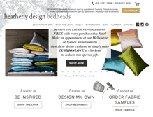 Tablet Screenshot of heatherlydesign.com.au